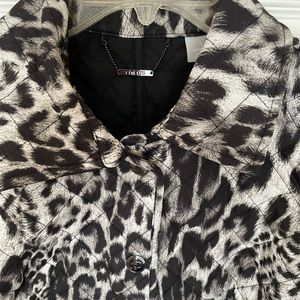Jacket -Chicos. New stylish jacket. Black & white animal print. NWOT